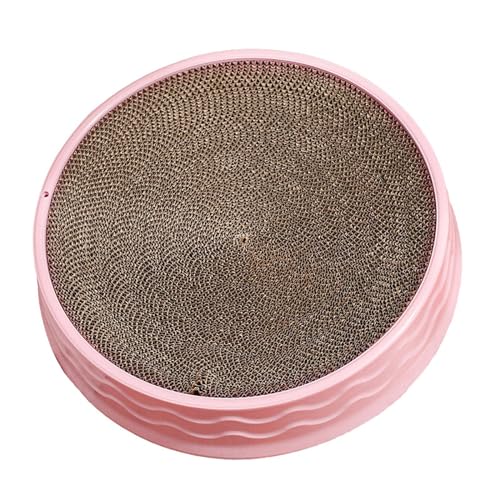 Katzenkratzbett, Haustier-Sofa, Schleifklaue, Möbelschutz, Kratzunterlage aus Karton, Spielunterlage 42 x 8,5 cm, Rosa Katzenkratzbett, Haustier-Sofa, Schleifklaue, Möbelschutz, Kratzunterlage aus Karton, Spielunterlage 42 x 8,5 cm, Rosa von HouseVibe