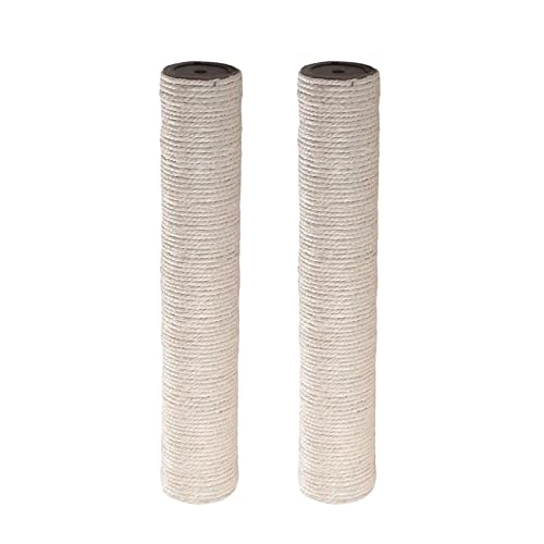 Kratzbaum für Haustiere, Ersatzdurchmesser 7 cm, interaktives Spielzeug, Sisalseil, Kratzbaum, Nachfüllstange zum Spielen, Beige, 30 cm Kratzbaum für Haustiere, Ersatzdurchmesser 7 cm, interaktives Spielzeug, Sisalseil, Kratzbaum, Nachfüllstange zum Spielen, Beige, 30 cm von HouseVibe