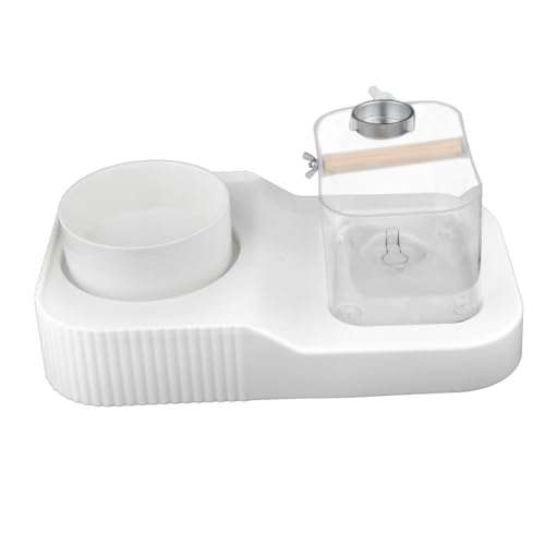 Vogel-Toiletten-Trainingsstation mit Futterbecher und Badeschale für kleine, mittelgroße Vögel, Wellensittich, Papageienbedarf, Ständer Vogel-Toiletten-Trainingsstation mit Futterbecher und Badeschale für kleine, mittelgroße Vögel, Wellensittich, Papageienbedarf, Ständer von HouseVibe