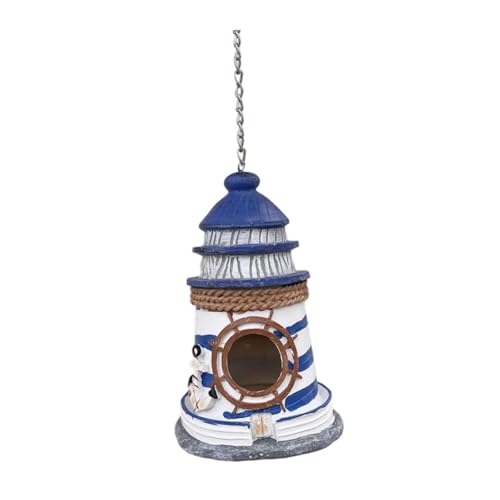 Vogelhaus aus Kunstharz, zum Aufhängen, kreativ, dekorativer Vogelschutz, Gartendekoration, Vogelhaus, für den Außenbereich, 12,8 x 20 cm Vogelhaus aus Kunstharz, zum Aufhängen, kreativ, dekorativer Vogelschutz, Gartendekoration, Vogelhaus, für den Außenbereich, 12,8 x 20 cm von HouseVibe