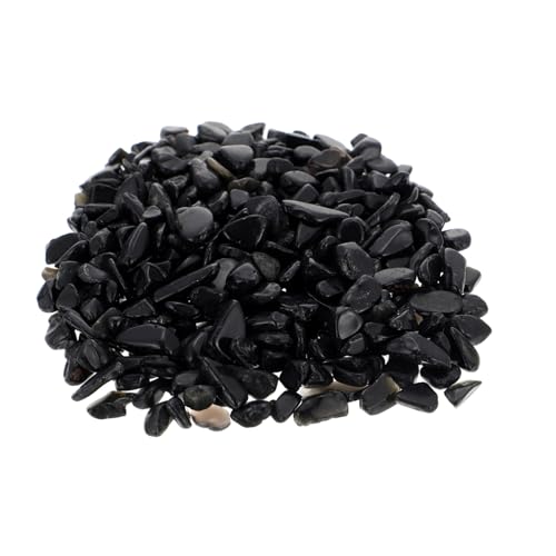 Housoutil Bergornament Für Aquarien Schwarze Obsidianfelsen 200 G Dekorative Felsen Dekorative Ornamente Für Aquarien Bastelarbeiten von Housoutil