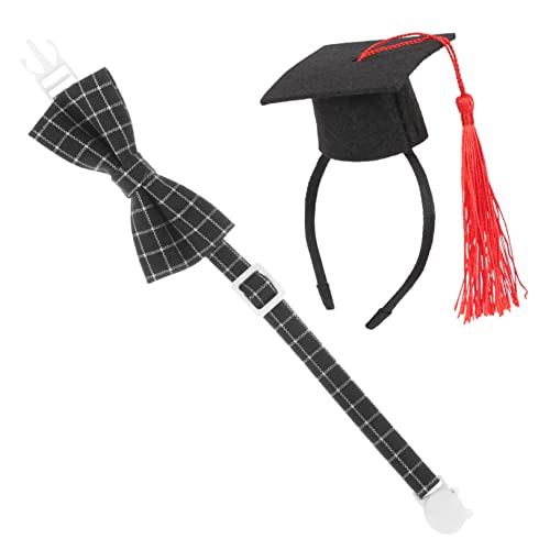 Housoutil Mini Haustier Hut Haar Band Hund Graduierung Hüte Zubehör für Haustiere Mäuse Katzen Schildkröte Housoutil Mini Haustier Hut Haar Band Hund Graduierung Hüte Zubehör für Haustiere Mäuse Katzen Schildkröte von Housoutil