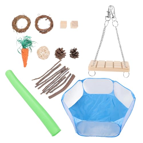 Housoutil 1 Satz Hamster-Tunnel-Spielzeug Meerschweinchen Spielzeug Leckereien Für Meerschweinchen Hamster Hängeschaukel Hase Laufstall Spielzeug Chinchilla Hölzern Snack Housoutil 1 Satz Hamster-Tunnel-Spielzeug Meerschweinchen Spielzeug Leckereien Für Meerschweinchen Hamster Hängeschaukel Hase Laufstall Spielzeug Chinchilla Hölzern Snack von Housoutil