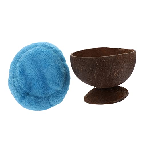 Housoutil Kokosnussschalennest für Hamster Kreativer Unterschlupf für Haustiere Sicher Housoutil Kokosnussschalennest für Hamster Kreativer Unterschlupf für Haustiere Sicher von Housoutil