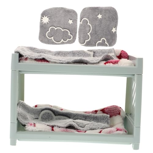 Housoutil Hamsterbett Etagenbett Für Meerschweinchen Chinchilla-Nest Abnehmbar Haustierkäfig-zubehör Zufällige Farbe Housoutil Hamsterbett Etagenbett Für Meerschweinchen Chinchilla-Nest Abnehmbar Haustierkäfig-zubehör Zufällige Farbe von Housoutil