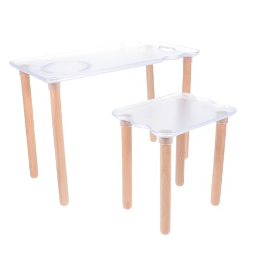 Housoutil Hamster-heim-plattform Und Möbel-Set Käfigspielzeug Für Hamster Chinchillas Und Meerschweinchen Kunststoff Holz Dekorativ von Housoutil