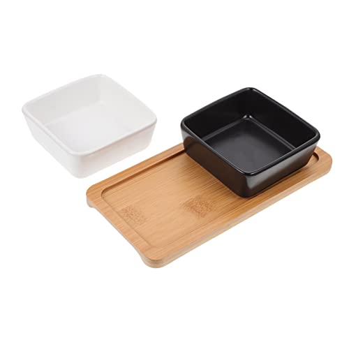 Housoutil Elegant Feeders Fressnapf-Set für Haustiere Holzsockel Stabiler Futter- und Wassernapf für Haustiere Housoutil Elegant Feeders Fressnapf-Set für Haustiere Holzsockel Stabiler Futter- und Wassernapf für Haustiere von Housoutil