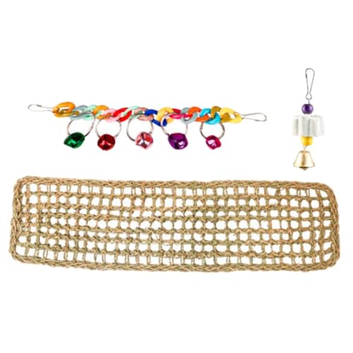 Housoutil Interaktives Vogelspielzeug-Set Papagei-Spielzeug Sittich-Spielzeug Lustiges Vogel-kauspielzeug Dekoratives Vogel-zubehör Käfigspielzeug Housoutil Interaktives Vogelspielzeug-Set Papagei-Spielzeug Sittich-Spielzeug Lustiges Vogel-kauspielzeug Dekoratives Vogel-zubehör Käfigspielzeug von Housoutil