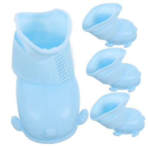 Housoutil 1 Satz Regenstiefel Für Haustiere rutschfeste Welpenschuhe Schuhe Für Hunde Hundepfotenschutz Hunde Regen Schuhe Welpenschuhe Für Kleine Hunde Kleiner Hund Winterschuhe TPE Housoutil 1 Satz Regenstiefel Für Haustiere rutschfeste Welpenschuhe Schuhe Für Hunde Hundepfotenschutz Hunde Regen Schuhe Welpenschuhe Für Kleine Hunde Kleiner Hund Winterschuhe TPE von Housoutil