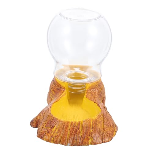 Housoutil Reptilien-wasserspender Automatische Reptilien-wasserschale Flasche Einzigartiges Design Exquisite Verarbeitung von Housoutil