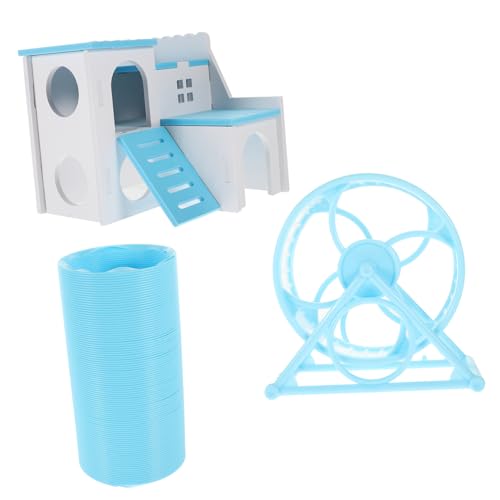 Housoutil Unterhaltung Für Kleintiere Chinchilla Hamster Und - Versteck-spielzeugset Mit Tunnel Housoutil Unterhaltung Für Kleintiere Chinchilla Hamster Und - Versteck-spielzeugset Mit Tunnel von Housoutil