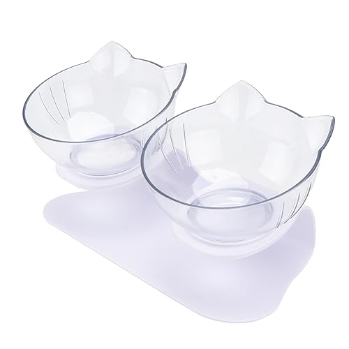 Housoutil Katzennapfständer 1 Set Mit Geneigten Futternäpfen Für Haustiere Schnurrhaarsicheres Design Kippsicherer Napf Für Katzen Und Hunde Housoutil Katzennapfständer 1 Set Mit Geneigten Futternäpfen Für Haustiere Schnurrhaarsicheres Design Kippsicherer Napf Für Katzen Und Hunde von Housoutil