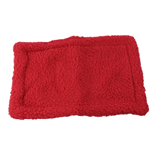 Housoutil 30x20cm Hamster Warme Matte Haustier Kissen Für Segelflugzeug Eichhörnchen Rot Hamster Pad Pet Liefert Housoutil 30x20cm Hamster Warme Matte Haustier Kissen Für Segelflugzeug Eichhörnchen Rot Hamster Pad Pet Liefert von Housoutil