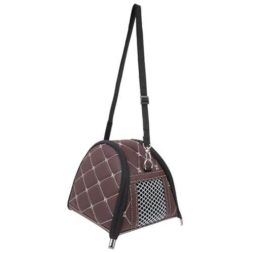 Housoutil Faltbare Haustier Träger Hamster Reise Träger Tasche Atmungsaktive Mesh Ratten Outdoor Beutel von Housoutil