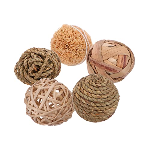 Housoutil 10stücke Rattan Kauspielzeug Für Kleintiere Natürliche Zähne-Pflege Spielzeuge Für Kaninchen Hamster Meerschweinchen Und Andere Kleine Haustiere Fördert Gesundes Kauen Und Housoutil 10stücke Rattan Kauspielzeug Für Kleintiere Natürliche Zähne-Pflege Spielzeuge Für Kaninchen Hamster Meerschweinchen Und Andere Kleine Haustiere Fördert Gesundes Kauen Und von Housoutil