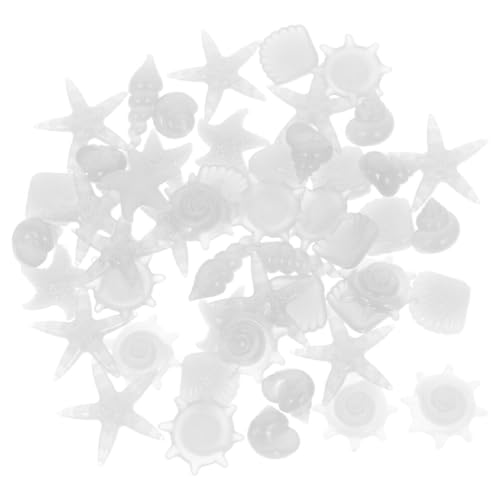 Housoutil 100 Stück Aquariensteine Im Dunkeln Leuchtende Kieselsteine Kies Aquariendekorationssteine Leuchtende Steine Im Dunkeln Leuchtende Aquariensteine Weiß von Housoutil