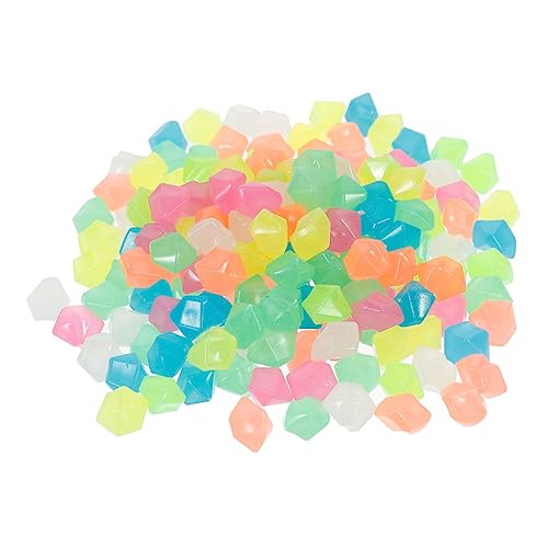 Housoutil Künstliche Leuchtende Fisch Tank Kit 100pcs Harz Steine ​​Fisch Tank Dekorationen für Aquarium von Housoutil