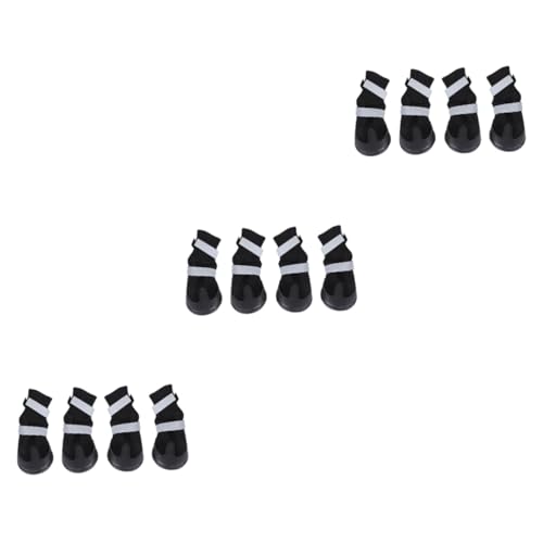 Housoutil Welpe 12 STK Hund Socken Mit Katzenpfoten Welpen- Haustierschuhe Chihuahua-Schuhe Winterstiefel Klassisch Hundestiefel Housoutil Welpe 12 STK Hund Socken Mit Katzenpfoten Welpen- Haustierschuhe Chihuahua-Schuhe Winterstiefel Klassisch Hundestiefel von Housoutil