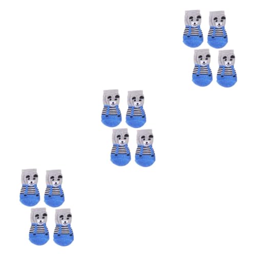 Housoutil 3sets Hundesocken Stricken Haustiersocken Haustier Söckchen Weiche Baumwolle 4 Stücke * 3 Housoutil 3sets Hundesocken Stricken Haustiersocken Haustier Söckchen Weiche Baumwolle 4 Stücke * 3 von Housoutil