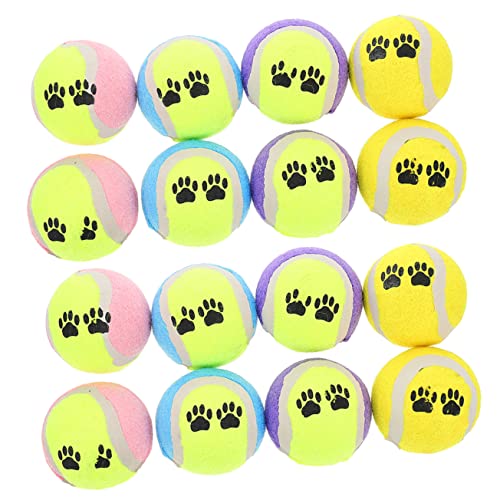 Housoutil 16St Welpe Beißball Hundekaubälle Spielzeug für Welpen interaktives Spielzeug für Haustiere Kauspielzeug Ball für Bälle für Hunde von Housoutil