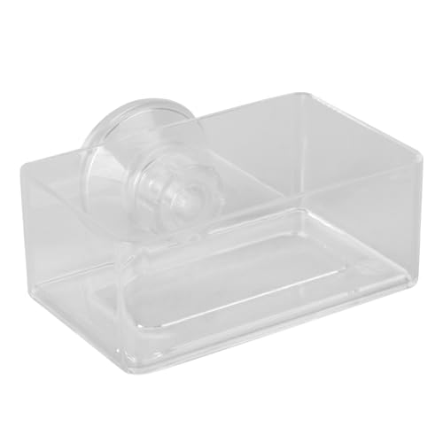 Housoutil Aquarium-futterspender Fischtank-futterspender Acryl-fischfutterspender Für Süßwasser- Und Aquarien Größe S von Housoutil