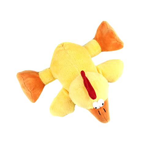 Housoutil 1pc Gelb Plüsch Huhn Hund Kauen Spielzeug Sicher Pet Welpen Spielzeug Tier Form Für Spaß von Housoutil