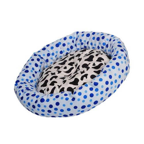 Housoutil 40 cm Rundes Hundebett Plüsch-katzenbett Für Hauskatzen Schlafkissen Für Haustiere Waschbares Haustierkissen Isomatte Zufälliger Stil Housoutil 40 cm Rundes Hundebett Plüsch-katzenbett Für Hauskatzen Schlafkissen Für Haustiere Waschbares Haustierkissen Isomatte Zufälliger Stil von Housoutil