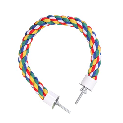 Housoutil 60cm Papagei Baumwolle Seil Spielzeug Klettern Kauen Station für Nymphensittich Vogel Spielzeug Housoutil 60cm Papagei Baumwolle Seil Spielzeug Klettern Kauen Station für Nymphensittich Vogel Spielzeug von Housoutil