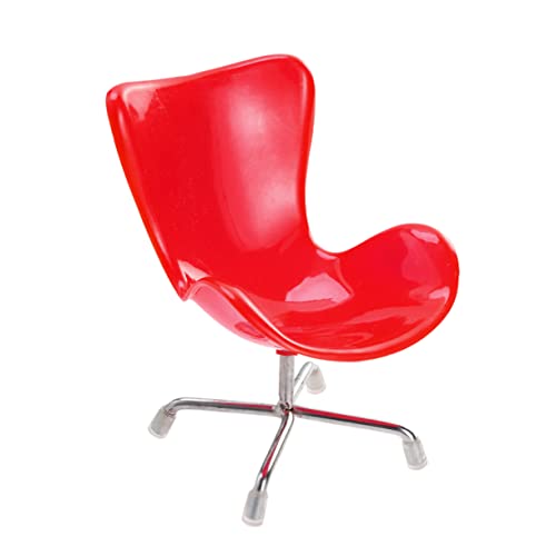 Housoutil Eleganter Roter Mini-Stuhl Aus Kunststoff Mini-Ornament Für Den Käfig des Haustiers Glatt Kein Kratzer Housoutil Eleganter Roter Mini-Stuhl Aus Kunststoff Mini-Ornament Für Den Käfig des Haustiers Glatt Kein Kratzer von Housoutil