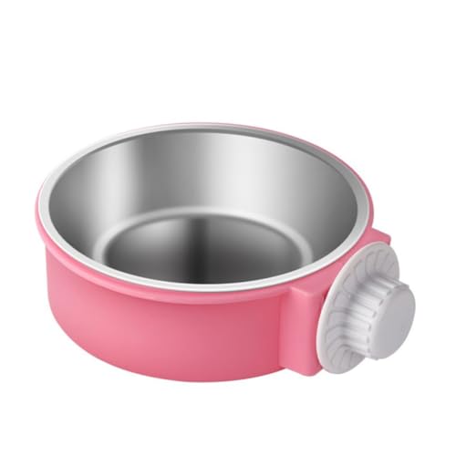 Housoutil Mehrzweck-hängeschüssel Für Haustiere Edelstahl Hundefutter- Und Wassernapf-Set von Housoutil