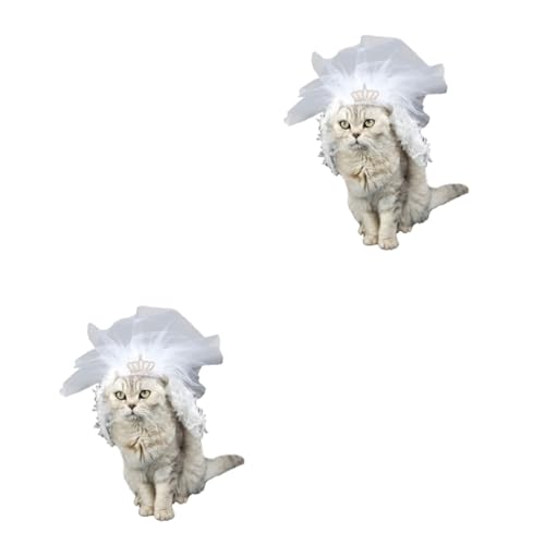 Housoutil 2stücke Katzen Hochzeitskleid Für Haustiere Elegantes Spitzenkleid Für Katzen Und Kätzchen Als Brautjungfernkleid Bequem Und Langlebig Für Hochzeiten Oder Alltag Weiß Housoutil 2stücke Katzen Hochzeitskleid Für Haustiere Elegantes Spitzenkleid Für Katzen Und Kätzchen Als Brautjungfernkleid Bequem Und Langlebig Für Hochzeiten Oder Alltag Weiß von Housoutil