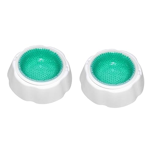 Housoutil 2 Stück Katzenfutter- Und Wassernapf Kühlnapf Für Haustiere Trinknapf Für Haustiere Innovatives Design Stabiler Und Stabiler Standfuß Housoutil 2 Stück Katzenfutter- Und Wassernapf Kühlnapf Für Haustiere Trinknapf Für Haustiere Innovatives Design Stabiler Und Stabiler Standfuß von Housoutil