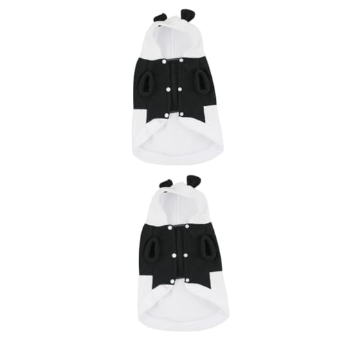 Housoutil 2-teiliges Haustier-halloweenkostüm Für Hunde Stilvolles Panda-hundekleidungsset Bequeme Passform Für Den Herbst von Housoutil