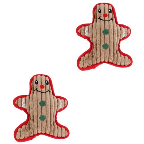 Housoutil 2stücke Weihnachts-plüsch Quietschspielzeug Für Hunde Kauspielzeug Für Kleine Und Mittelgroße Hunde Interaktives Tier-Spielzeug Für Zahnpflege Und Housoutil 2stücke Weihnachts-plüsch Quietschspielzeug Für Hunde Kauspielzeug Für Kleine Und Mittelgroße Hunde Interaktives Tier-Spielzeug Für Zahnpflege Und von Housoutil