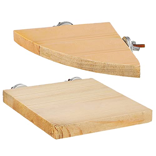 Housoutil 2er-Pack Vogelsitzstangen Aus Holz Plattformen Für Papageienkäfige Papageienkäfig-zubehör Housoutil 2er-Pack Vogelsitzstangen Aus Holz Plattformen Für Papageienkäfige Papageienkäfig-zubehör von Housoutil