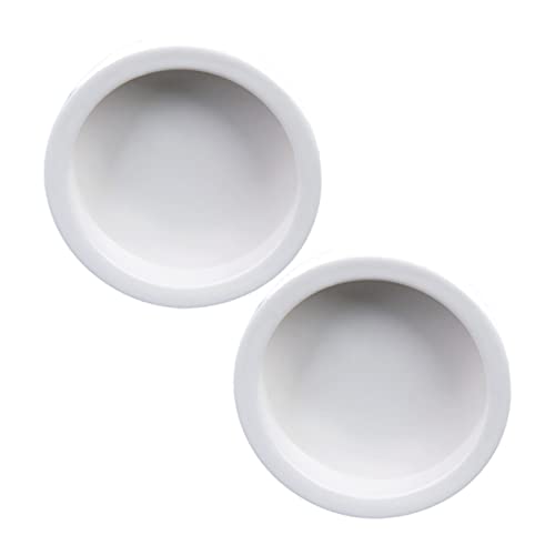 Housoutil Wassernapf-Set für Reptilien 2-teilig Keramikschale für Reptilien Sicher Weiß Größe M Housoutil Wassernapf-Set für Reptilien 2-teilig Keramikschale für Reptilien Sicher Weiß Größe M von Housoutil