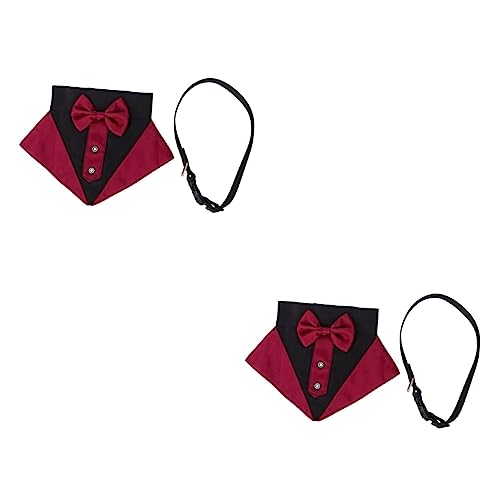 Housoutil 2 Sets Entzückendes Hundehalstuch Haustier-krawattenschal Haustier-lätzchen Halsband Hunde-speichelabsorber Handgefertigt Stilvoll Passend Für Größen Housoutil 2 Sets Entzückendes Hundehalstuch Haustier-krawattenschal Haustier-lätzchen Halsband Hunde-speichelabsorber Handgefertigt Stilvoll Passend Für Größen von Housoutil