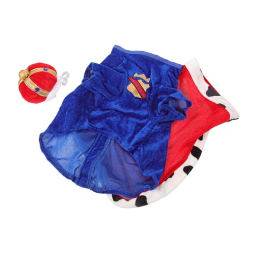 Housoutil 2 Sätze Haustierkleidung Kleid für ädchen Kleider für den Winter Jungen Kostüme Königs Kostü Hund Jungenhemden schöner Haustiermantel Haustier Mantel Mode Hut Zubehör Shirt Stoff Housoutil 2 Sätze Haustierkleidung Kleid für ädchen Kleider für den Winter Jungen Kostüme Königs Kostü Hund Jungenhemden schöner Haustiermantel Haustier Mantel Mode Hut Zubehör Shirt Stoff von Housoutil