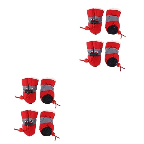 Housoutil Weihnachtsmann Schuhe 2 Sätze Sockenschuhe Haustier Chihuahua Langer Hundestiefel Housoutil Weihnachtsmann Schuhe 2 Sätze Sockenschuhe Haustier Chihuahua Langer Hundestiefel von Housoutil