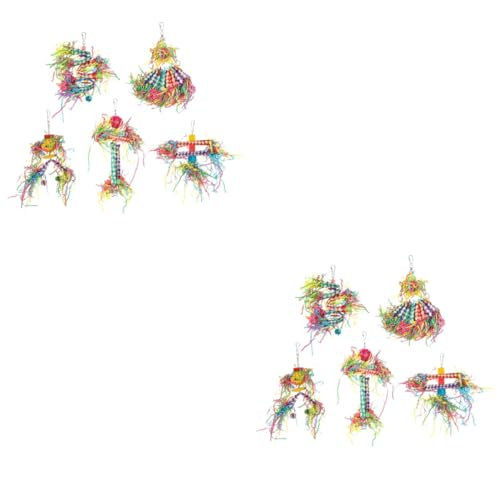 Housoutil 2 Sets Robustes Papageien-kauspielzeug Vogel-schleifspielzeug Papageienspielzeug Sicher Für Papageien Papageienkäfig-versorgung Vögel Spielzeug Housoutil 2 Sets Robustes Papageien-kauspielzeug Vogel-schleifspielzeug Papageienspielzeug Sicher Für Papageien Papageienkäfig-versorgung Vögel Spielzeug von Housoutil