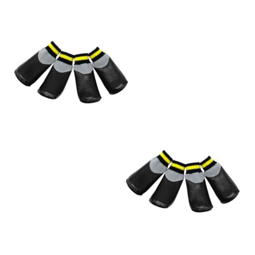 Housoutil Winterschuhe 2 Sätze Sockenschuhe wasserdichte Booties Socken Schutz rutschfest Socken Für Hunde Housoutil Winterschuhe 2 Sätze Sockenschuhe wasserdichte Booties Socken Schutz rutschfest Socken Für Hunde von Housoutil