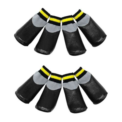 Housoutil 2 Sets Hundeschuhe Regen- Und Schneestiefel Socken Größe 4 Halten Sie Die Pfoten Sauber Housoutil 2 Sets Hundeschuhe Regen- Und Schneestiefel Socken Größe 4 Halten Sie Die Pfoten Sauber von Housoutil