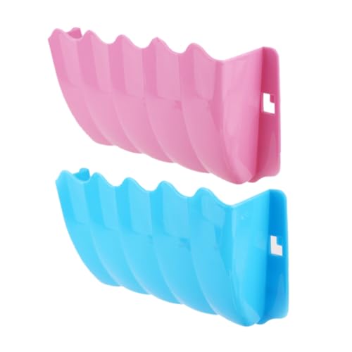 Housoutil 2pcs Externe Feeder Heu Net Gras Rack Einfach Waschbar Kunststoff Für Pet Supplies von Housoutil
