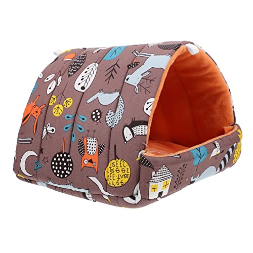 Housoutil 2 Stück Hamster-meerschweinchenbett Tragbares Haustier-schlafhaus Entzückendes Hamsternest Warmes Nest Als Versteck Für Tiere Housoutil 2 Stück Hamster-meerschweinchenbett Tragbares Haustier-schlafhaus Entzückendes Hamsternest Warmes Nest Als Versteck Für Tiere von Housoutil