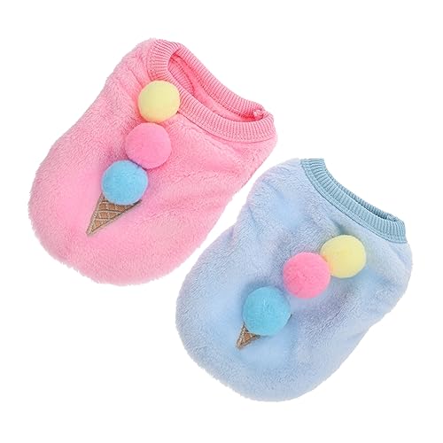 Housoutil 2 Stücke Gemütliche Kleid Haustier Bekleidung Bunny Kostüme Muster Für Outdoor-aktivitäten von Housoutil