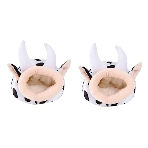 Housoutil 2 Stücke Haustier Bett Warme Nest für Tiere GNOME Bears Hamster Nest Atmungsaktiv von Housoutil