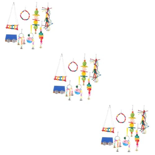 Housoutil 24 Pcs Vogelkäfig Schaukel Spielzeug Papagei Schaukel Kauen Plattform Material für Finch Nymphensittich Vogel Housoutil 24 Pcs Vogelkäfig Schaukel Spielzeug Papagei Schaukel Kauen Plattform Material für Finch Nymphensittich Vogel von Housoutil