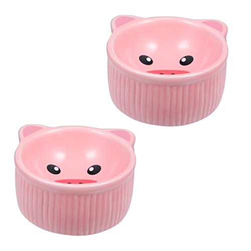 2St Hamsterschale aus Keramik hamsterzubehör Hamster zubehör Hamsterfutterhalter Futterspender für Haustiere niedlich Zubringer Lebensmittelregal Haustiernapf Keramikschale 2St Hamsterschale aus Keramik hamsterzubehör Hamster zubehör Hamsterfutterhalter Futterspender für Haustiere niedlich Zubringer Lebensmittelregal Haustiernapf Keramikschale von Housoutil