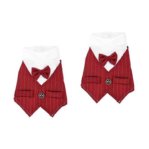 Housoutil 2 Stücke Engagement Bandana Hund Jacke Stilvolle Hochzeit Anzug Fliege Für Haustier Kleid Housoutil 2 Stücke Engagement Bandana Hund Jacke Stilvolle Hochzeit Anzug Fliege Für Haustier Kleid von Housoutil