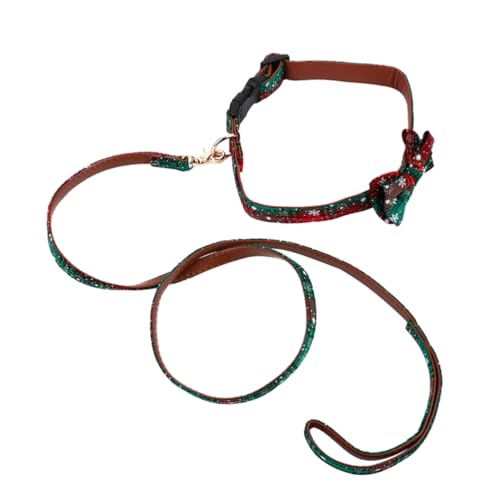 Housoutil 2St Haustierhalsband seidenband bändchen weihnachtsj Weihnachtshaustier-Bleileine Hundeleine Verstellbarer Kragen weihnachtshundehalsband Weihnachten Gürtel Haustierzubehör Haut Housoutil 2St Haustierhalsband seidenband bändchen weihnachtsj Weihnachtshaustier-Bleileine Hundeleine Verstellbarer Kragen weihnachtshundehalsband Weihnachten Gürtel Haustierzubehör Haut von Housoutil